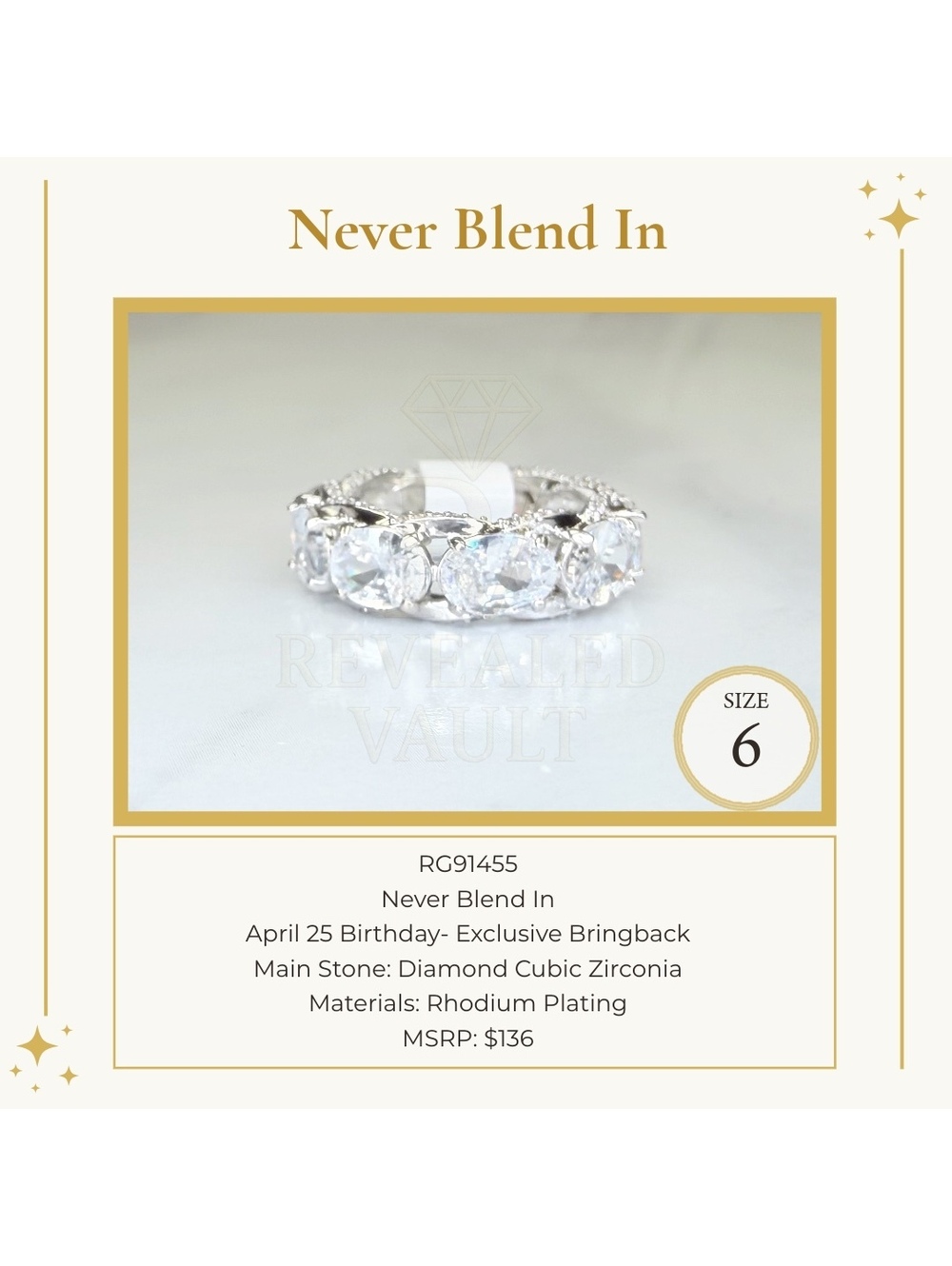 Never Blend In - Size 6 - OG
